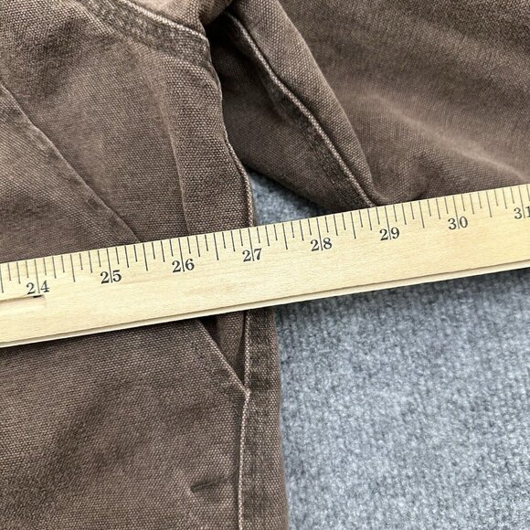 VTG Carhartt C52 CHT Duck Canvas Blanket Lined Chore Barn Coat Jacket XL TALL - Picture 11 of 13